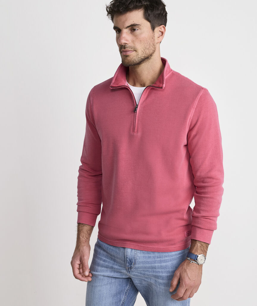 Mens Casual Quarter Zips